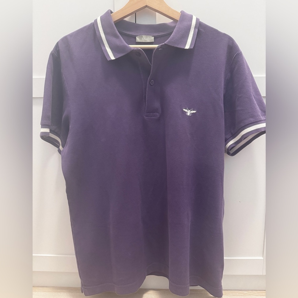Dior polo shirt 💯% Authentic size M